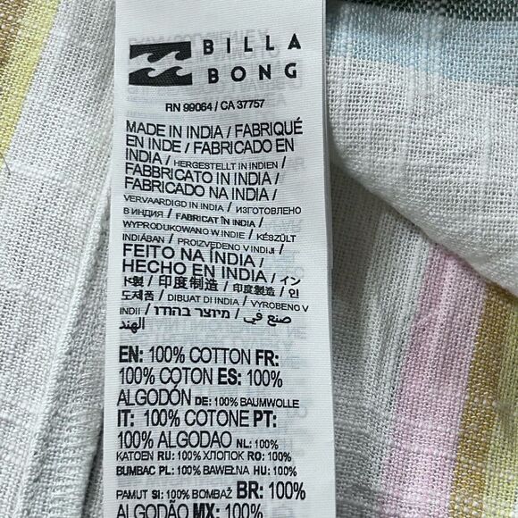 Billabong X The Salty Blonde Sunny Stripes Slip Dress - Picture 9 of 14